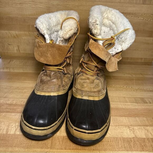 Sorel Caribou Insulated Waterproof Boots Womens Size 9 Snow Fleece lined - Picture 2 of 8